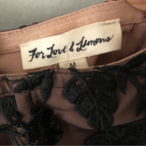 For Love & Lemons Beatrice Strappy Mini Dress M - Picture 15 of 16